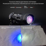 2x UV LED Light 395 nM Inspection Lamp Torch