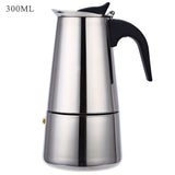 300ML STAINLESS STEEL STOVE ESPRESSO COFFEE MAKER