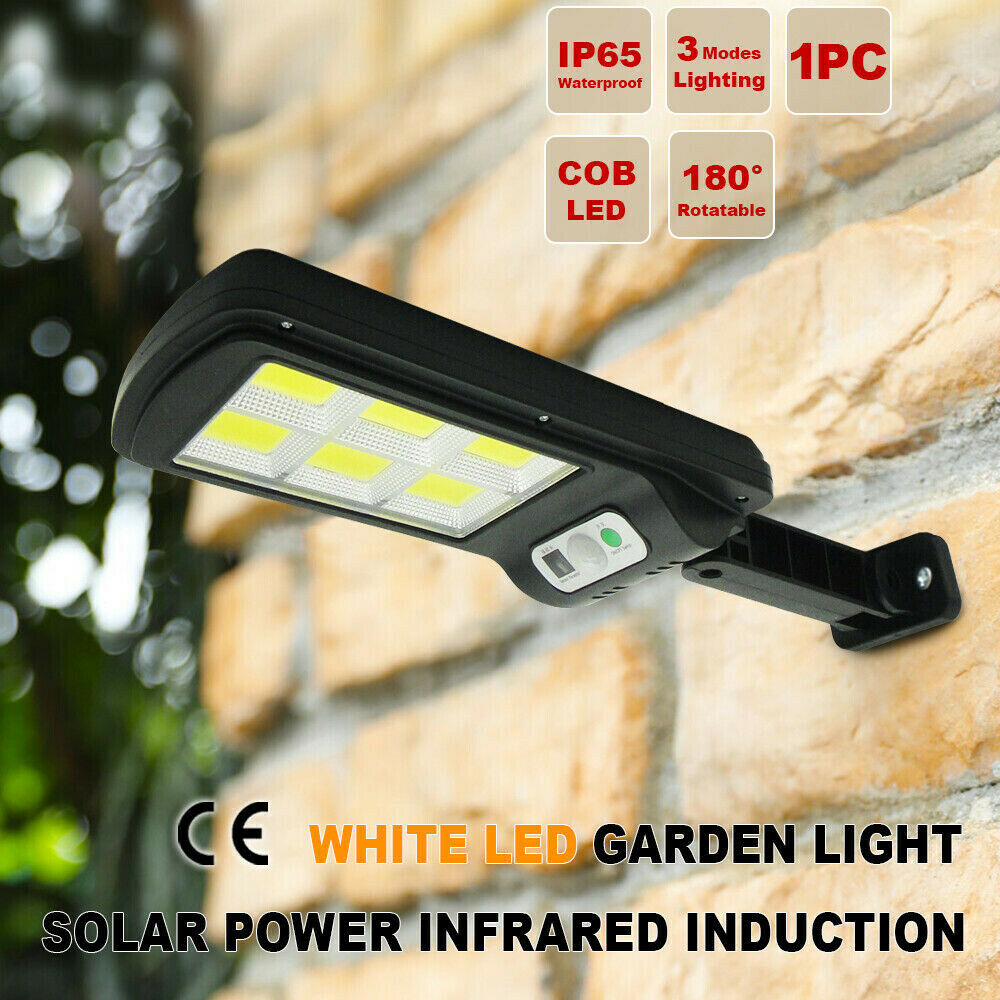 6COB Solar Street LED Light Motion Sensor Remote Outdoor Garden Flood ...