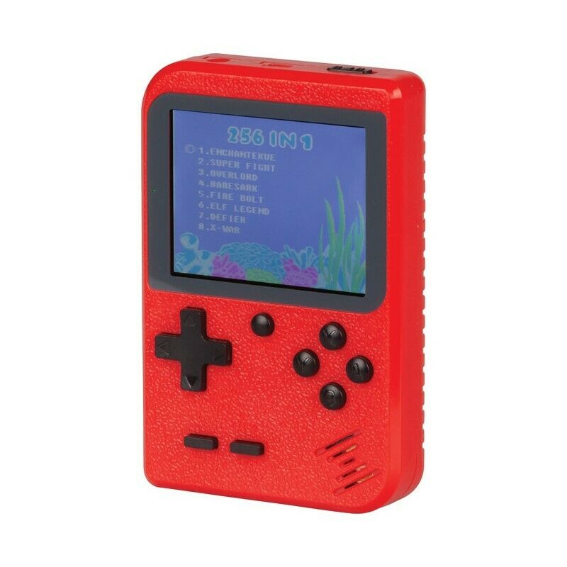 Mini Box Console Mini Retro Handheld Box Game Console Built-in 256 Classic Games – www ...