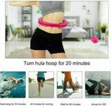 24 Knots Smart Hula Hoop Fitness Detachable Hoops Weight Hoola Hoops