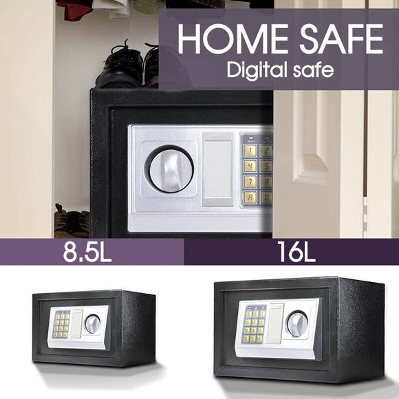 Security Box Electronic Safe Digital Lock Cash Deposit Password Home Office