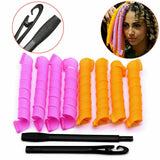 40PCS 50cm Magic Hair Curlers Curl Formers Spiral Ringlets Leverage Rollers