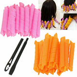 40PCS 50cm Magic Hair Curlers Curl Formers Spiral Ringlets Leverage Rollers