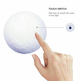 Dimmable 3D Magical Moon Lamp USB LED Night Light Moonlight Touch Sensor Lamp