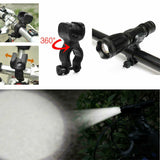 2X 60000lm CREE Q3-WC T6 LED Flashlight Torch Bike Mount USB Rechargeable