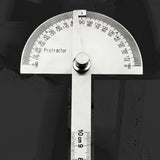 Stainless Steel 0-180 Protractor Angle Finder Arm Measuring Gauge Ruler Tool