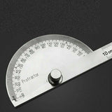 Stainless Steel 0-180 Protractor Angle Finder Arm Measuring Gauge Ruler Tool