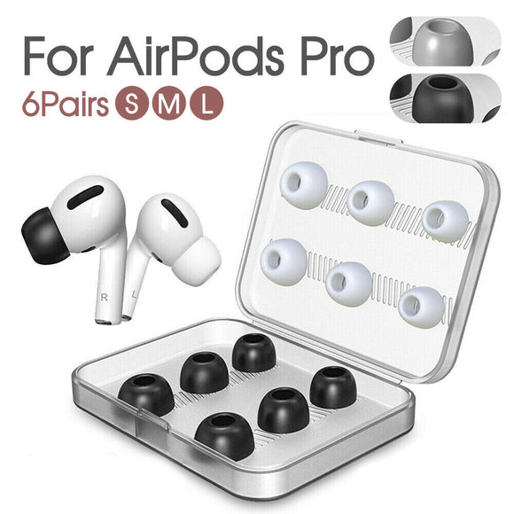 Box Replacement Memory Foam Silicone Earbuds Ear Tips For AirPods Pro Earphone