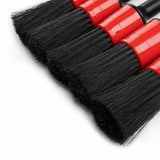 5Pcs Dashboard Car Hair Detail Brush Crevice Dust Cleaning Automotive Detailing