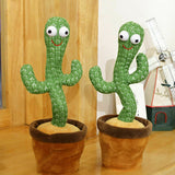 Dancing Cactus Plush Toy Doll Electronic Recording Shake With Song Funny Gift