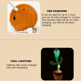 Dancing Cactus Plush Toy Doll Electronic Recording Shake With Song Funny Gift