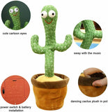 Dancing Cactus Plush Toy Doll Electronic Recording Shake With Song Funny Gift