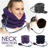 Air Inflatable Pillow For Easing Muscle Pain Cervical Neck Traction Device Brace