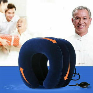 Air Inflatable Pillow For Easing Muscle Pain Cervical Neck Traction Device Brace
