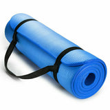 10MM Thick Yoga Mat Pad NBR Nonslip Exercise Fitness Pilate Gym Durable