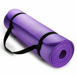 10MM Thick Yoga Mat Pad NBR Nonslip Exercise Fitness Pilate Gym Durable