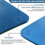 TPE Yoga Mat Eco Friendly Exercise Fitness Gym Pilates Non Slip Dual Layer