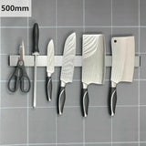 31/41/51cm Stainless Steel Magnetic Rack Knives Knife Holder Tool Shelf Magnet