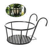 3X Metal flower Holder Shelf Stand Hanging Pots Basket Plant Garden Wall Storage