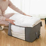 3x Large Clothes Quilt Blanket Storage Bag Fabric Home Organizer Zipper Box Bags