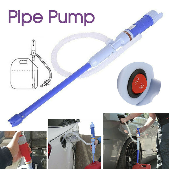 Oil Water Battery Liquid Transfer Hand Pipe Pump Fishbowl Gas Electric Siphon
