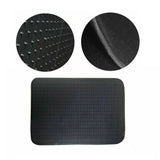 4 Pcs Carpet Car Floor Mats Front Rear Charcoal Black Universal Fit Textile