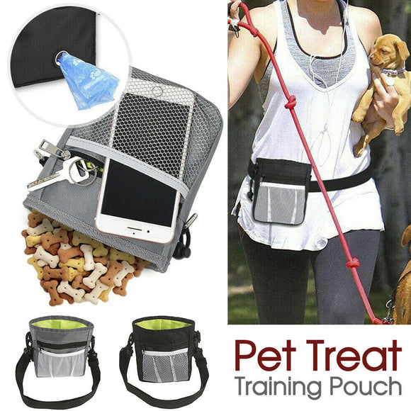 Dog Treat Training Pouch Pet Training Bag Large Capacity Puppy Snack Waist Bags
