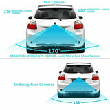 Waterproof 170° Reverse Car Rear View Backup Parking Camera IR Night Vision