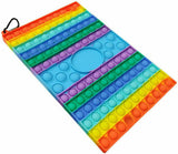 Rainbow Chess Board Push Pop it Bubble Sensory Toys Game Fidget Toy Pop Its