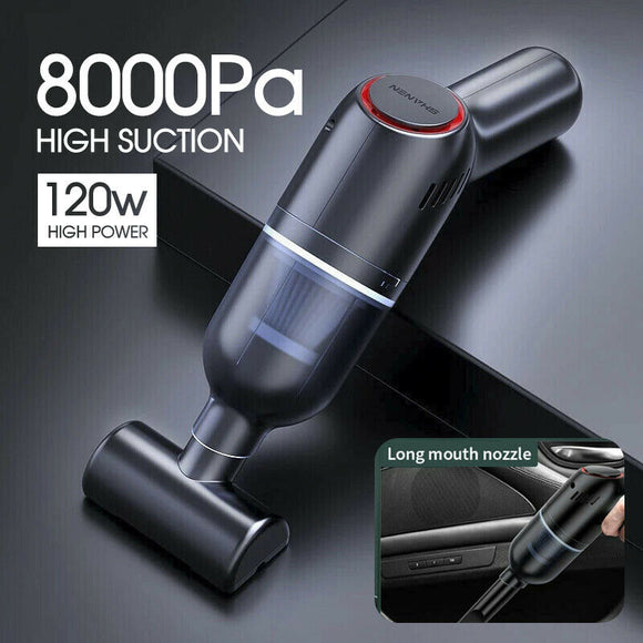 8000Pa Car Vacuum Cleaner Suction Cordless Handheld Rechargeable Portable Duster