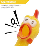 2PCS Funny Screaming Rubber Chicken Pet Dog Puppy Cat Toy Squeaker Chew Bite Toys