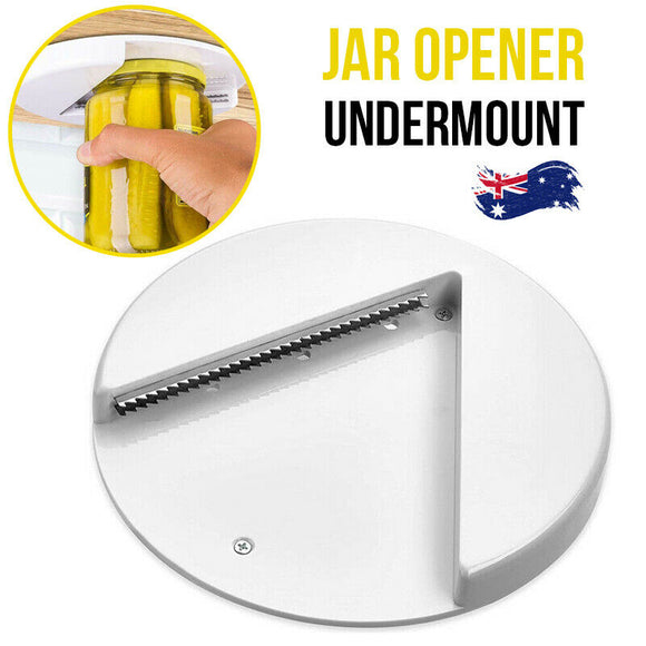 Under Cabinet Jar Opener Undermount Lid Gripper Bottle Opener Multipurpose Tools
