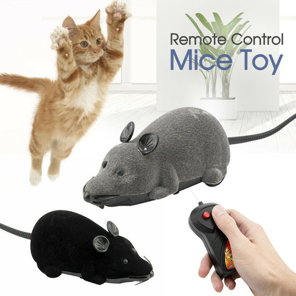 Pet Cat Puppy Toy Wireless Remote Control Electronic Rat Mouse Mice Toys