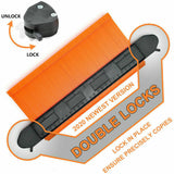 10'' Upgrade Contour Gauge Profile Tool Contour Duplicator ABS With 2 Lock Saker