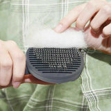 Pet Grooming Brush Self Cleaning Automatically Dog Cat Slicker Brush Remove