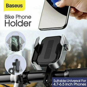 Baseus Phone Holder Handlebar Mount 360° Rotation for Motorcycle Bicycle Bike