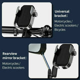 Baseus Phone Holder Handlebar Mount 360° Rotation for Motorcycle Bicycle Bike