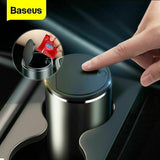 Baseus Auto Car Rubbish Bin Holder Trash Waste Dust Case Can Garbage Wastebasket