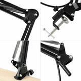 BM800 Condenser Microphone Kit Studio Suspension Boom Scissor Arm Stand