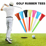 110Pcs Plastic & Rubber Cushion Top Golf Tees 83mm