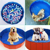 Portable Folding Pet Swimming Pool Dog Cat Bath Animal Washing