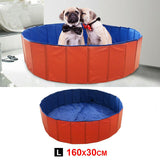 Portable Folding Pet Swimming Pool Dog Cat Bath Animal Washing