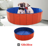 Portable Folding Pet Swimming Pool Dog Cat Bath Animal Washing