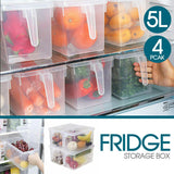 Refrigerator Storage Box Food Container Kitchen Fridge Organiser Freezer