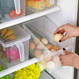 Refrigerator Storage Box Food Container Kitchen Fridge Organiser Freezer