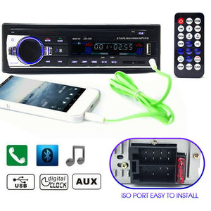 Bluetooth Car In-dash Radio Stereo Head Unit Player MP3/USB/SD/AUX-IN/FM