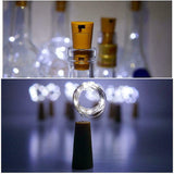 10pcs Bottle Light Cork Shape String Fairy Lamp 15LEDs Festival Xmas Valentines