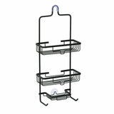 3 Tier Bathroom Shower Caddy Aluminum Hanging Rack Shampoo Storage Shelf Black