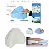 Knee Support Pain Relief Memory Foam Leg Pillow Cushion Washable Cover